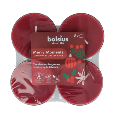 Maxlicht merry moments cinnamon ginger 8 Stuks Maxlicht merry moments cinnamon ginger 8 Stuks