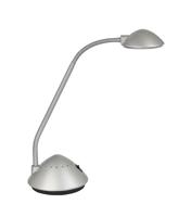 Bureaulamp MAUL Arc LED zilver - thumbnail