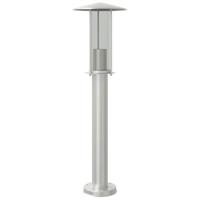 VidaXL Buitenvloerlamp 60 cm roestvrijstaal zilverkleurig - thumbnail