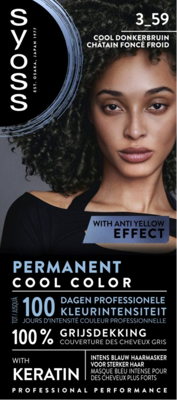 Syoss Color 3-59 Cool Donkerbruin Syoss Color 3-59 Cool Donkerbruin