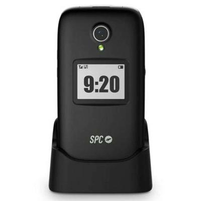 SPC Polaris 4G mobiele telefoon voor senioren met grote toetsen en noodoproepknop, compatibel met app voor externe toegang Care (iOS en Android), GPS-tracking en veiligheidswaarschuwingen, zwart
