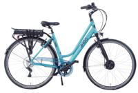 AMIGO Elektrische Stadsfiets E-Vibe D1 28 Inch 48 cm Dames 7V V-Brakes Matblauw - thumbnail