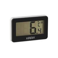 Xavax digitale thermometer voor koelkast vrieskast en vrieskist zwart - thumbnail