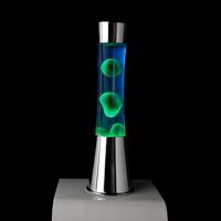 Lava lamp &apos;&apos;tower&apos;&apos; green and blue - thumbnail