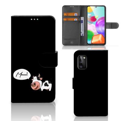 Samsung Galaxy A41 Leuk Hoesje Cow Samsung Galaxy A41 Leuk Hoesje Cow