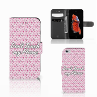 Apple iPhone 6 | 6s Portemonnee Hoesje Flowers Pink DTMP - thumbnail