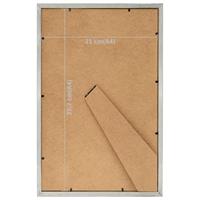 VidaXL Fotolijsten 3 st voor tafel 21x29,7 cm zilverkleurig - thumbnail