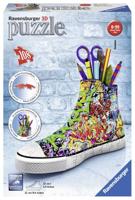 3d puzzel ravensburger sneaker graffiti style 54st - thumbnail
