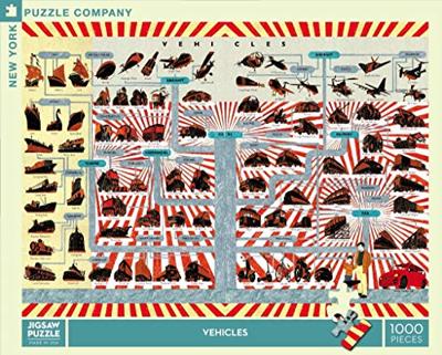 New York Puzzle Company Puzzel Voertuigen - 1000 stukjes