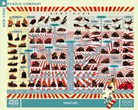 New York Puzzle Company Puzzel Voertuigen - 1000 stukjes - thumbnail