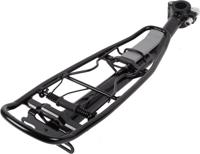 Atran velo achterdrager aan zadelpen active zwart - thumbnail