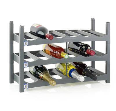 Rotho vario flessenrek antraciet Rotho vario flessenrek antraciet