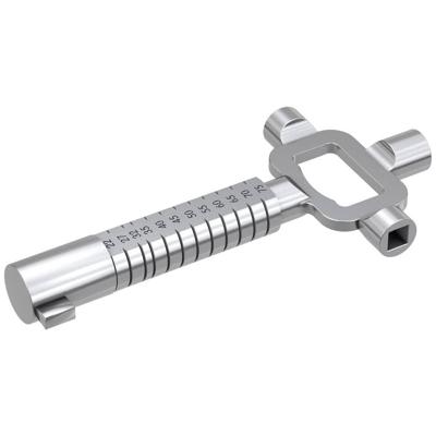 Basi 668NK Universele insteeksleutel Zilver Basi 668NK Universele insteeksleutel Zilver