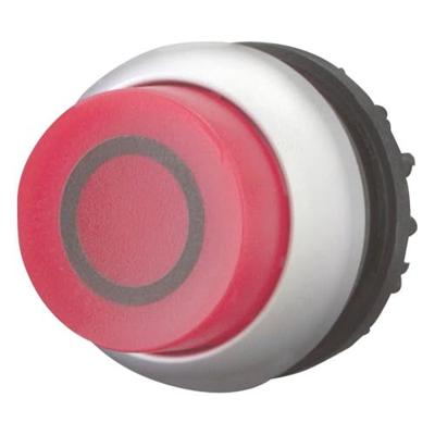 Eaton 216804 M22-DRLH-R-X0 Verlichte druktoets Kunststof frontring Knop Rood 1 stuk(s) Piece