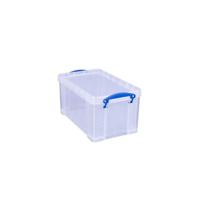 Opbergbox ru 8ltr 340x200x175mm transp wit - thumbnail