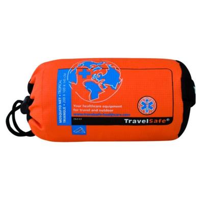 TravelSafe klamboe Wilderness 1-persoons polyester/mesh wit TravelSafe klamboe Wilderness 1-persoons polyester/mesh wit