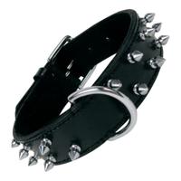 Hondenhalsband Gloria Zwart Spikes (45cm) - thumbnail