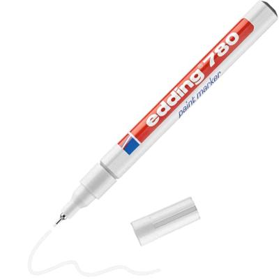 Paintmarker edding 780 oliebasis 0.8mm wit