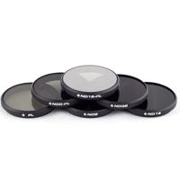 PolarPro Filter 6-delige set (CP, ND8, ND16, ND32, ND8/PL, ND16/PL) voor DJI Inspire 1, zwart, P4002 - thumbnail