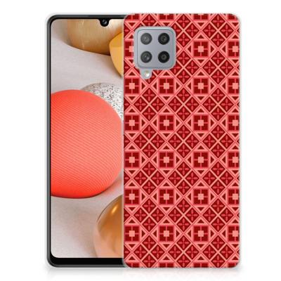 Samsung Galaxy A42 | TPU bumper | Batik Rood Samsung Galaxy A42 | TPU bumper | Batik Rood