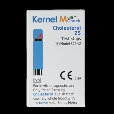 Multicheck cholesterol teststrips 25 Stuks