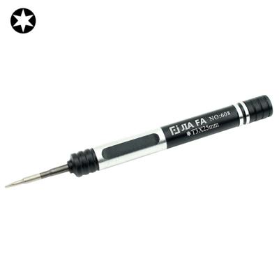 JIAFA JF-608-T3 Torx T3 GSM reparatie schroevendraaier (zwart)