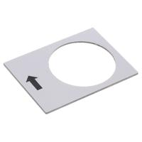 Harmony Etiket zwart zwarte pijl omhoog | 10 stuk stuks - thumbnail