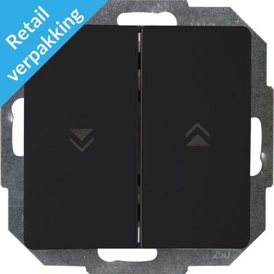 Kopp 651550080 Schakelsturing Inzetstuk Paris Zwart (mat) 1 stuk(s)