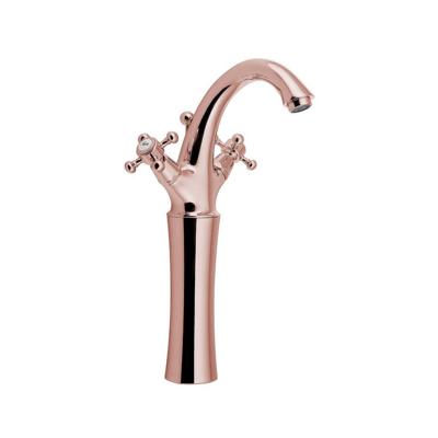 Wastafelmengkraan Sapho Antea 2-knop Gebogen Hoog 30 cm Rose Goud Sapho Wastafelmengkraan Sapho Antea 2-knop Gebogen Hoog 30 cm Rose Goud Sapho