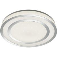 LED Plafondlamp - Trion Noruno - 45W - Aanpasbare Kleur - Dimbaar - Afstandsbediening - Sterlicht - Rond - Mat Chroom - Kunststof - thumbnail