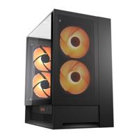 Cougar CGR-2WA3B-RGB Midi-tower PC-behuizing Zwart 2 voorgeïnstalleerde ventilators, Zijvenster, Geïntegreerde verlichting - thumbnail