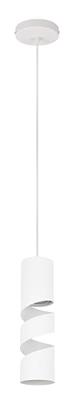 Trio Koker hanglampStream Ø 8cm - wit - 364000131