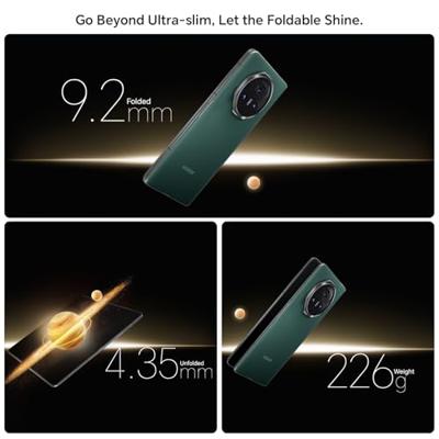 HONOR Magic V3 12 GB + 512 GB 5150 mAh, groen