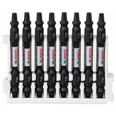 Bosch Accessoires Schroefbit tweezijdig Impact Control T20, 65 mm 8x - 2608522339 Bosch Accessoires Schroefbit tweezijdig Impact Control T20, 65 mm 8x - 2608522339