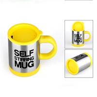 400ml mokken automatische elektrische zelf roeren mok Cup koffie melk mengen mok Smart RVS SAP mix Cup Drinkware (geel) - thumbnail