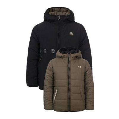 COMMON HEROES reversible winterjas army groen/zwart