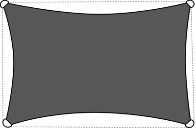 LIVARNO Schaduwdoek 300 x 200 cm (Antraciet) LIVARNO Schaduwdoek 300 x 200 cm (Antraciet)