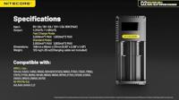 NiteCore CI2 Batterijlader Li-ion, NiMH, NiCd 10440, 14500, 14650, 16500, 16340, 16650, 17350, 17500, 17650, 17670, 18350, 18490, 18500, 18650, 18700, 21700, - thumbnail