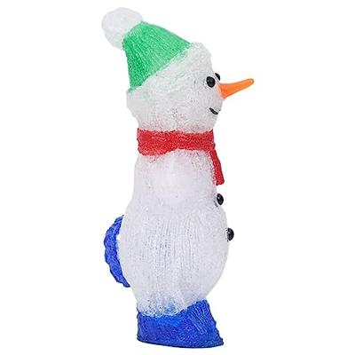 Kerstfiguur sneeuwman LED binnen en buiten 30 cm acryl