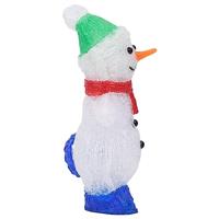 Kerstfiguur sneeuwman LED binnen en buiten 30 cm acryl - thumbnail