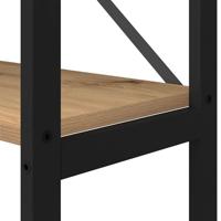 Boekenkast artisanaal eikenkleurig 40 x 30 x 188 cm - thumbnail