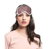 Siretessile slaapmasker Manhattan dames polyester roze - thumbnail