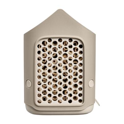 Insectenhotel cosy insect hotel d18 h23 cm paddenstoel beige bloempot elho - Elho