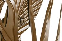 Wanddecoratie DKD Home Decor Gouden Tropisch Blad van een plant 80 x 2 x 80 cm - thumbnail