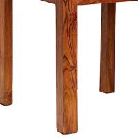 Eetkamerstoelen 2 st modern hout met honingafwerking - thumbnail