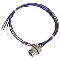TRU COMPONENTS TC-12833212 Sensor/actuator inbouwbus M12 Aantal polen (sensoren): 3 Bus, inbouw 0.5 m 1 stuk(s) - thumbnail