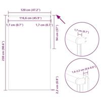 Rolgordijn 120x230 cm verduisterend stofbreedte 116,6 cm geel - thumbnail