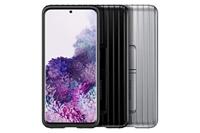 Protective Standing Cover EF-RG980 - Achterzijde behuizing voor mobiele telefoon - zwart - voor Galaxy S20, S20 5G - thumbnail