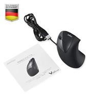 Perixx Perimice-513L Ergonomische muis USB Optisch Zwart 5 Toetsen 2000 dpi Ergonomisch - thumbnail