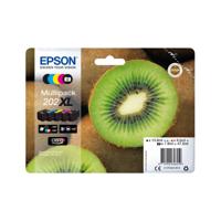 Epson Inktcartridge T02G7, 202XL Origineel Combipack Zwart, Foto zwart, Cyaan, Magenta, Geel C13T02G74010 - thumbnail